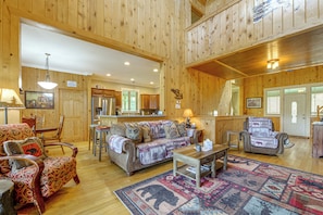 Unclassified image, 3 of 50, button - Hot Tub & Mtn Views: Beautiful Bryson City Home (Bryson City)