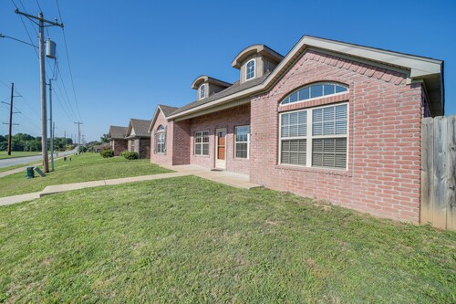 Central Bentonville Home With Fenced Yard!