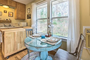 House (1 Bedroom) | Interior - Charming Rusk Guest Cabin w/ Shared Yard (Rusk)