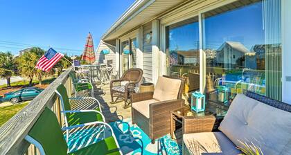 Coastal Atlantic Beach Duplex < 1 Mi to Boardwalk!