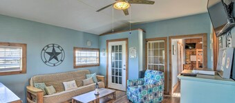 Canalfront Sargent Cabin w/ Patio: 1 Mi to Beach!