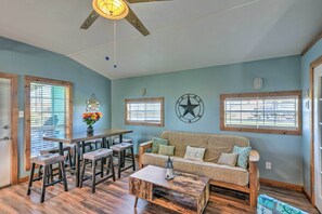 House (3 Bedrooms) | Interior - Canalfront Sargent Cabin w/ Patio: 1 Mi to Beach! (Bay City)