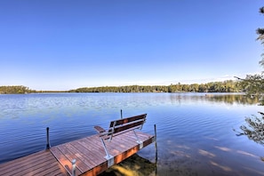 House (2 Bedrooms) | Interior - Elcho Escape w/ Private Dock on Post Lake! (Elcho)