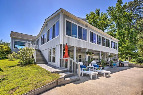 Idyllic Waterfront Home w/ Game Room & Dock