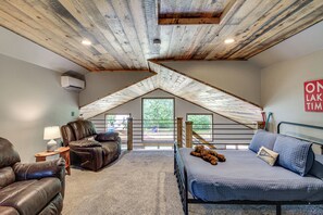 House (3 Bedrooms) | Interior - Modern Lakeside Chalet on Crow Wing Chain w/ Dock! (Nevis)