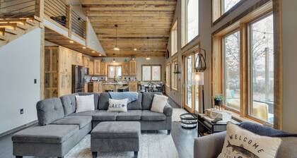 Modern Lakeside Chalet on Crow Wing Chain w/ Dock!