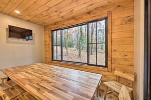 Interior - Modern Home w/ Deck < 1/2 Mi to Lake Harmony! (Lake Harmony)