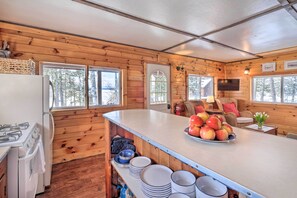 House (2 Bedrooms) | Interior - Picturesque Maine Getaway w/ Lake Access! (Rangeley)