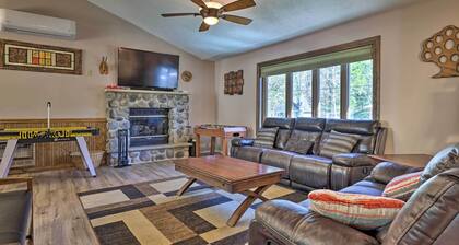 3 Mi to Kalahari: Pocono Mountain Home w/ Fire Pit