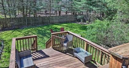3 Mi to Kalahari: Pocono Mountain Home w/ Fire Pit