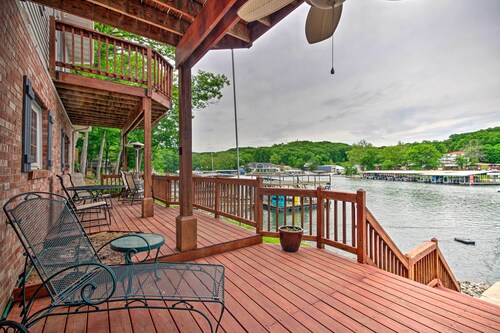 Waterfront Lake Ozark Home w/ Decks, Fire Pit