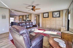 Interior - Close to Marinas: Bernice Home w/ Large Yard (Afton)