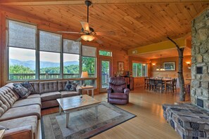 House (4 Bedrooms) | Front of property - Cabin w/ Mount Leconte Views, Hot Tub, Pool Table! (Gatlinburg)