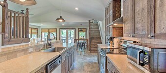 Tool Waterfront Home w/ Hot Tub & Fire Pit!