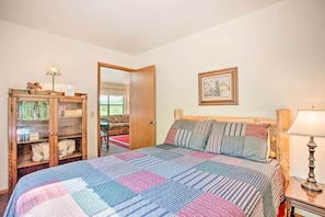 House (2 Bedrooms) | Interior - Cozy, Secluded Davis Cabin on 60 Wooded Acres (Davis)