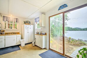Cottage (1 Bedroom) | Interior - Hartford Cottage w/ Private Beach on Bear Pond! (Buckfield)