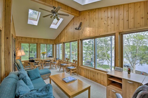 Lakefront New Auburn Apt w/ Sauna & Sun Porch