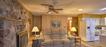 Lakefront New Auburn Apt w/ Sauna & Sun Porch