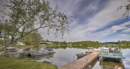 Lakefront New Auburn Apt w/ Sauna & Sun Porch