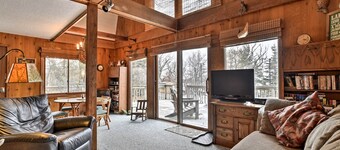 Lakeview 10-acre Kimball Cabin w/ Private Beach!