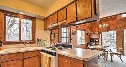Lakeview 10-acre Kimball Cabin w/ Private Beach!