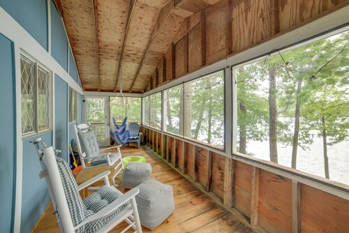 5 Mi to Fox State Forest: Lakefront Home w/ Dock