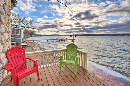 Lakefront Canandaigua Home w/ Grill, Fire Pit