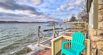 Lakefront Canandaigua Home w/ Grill, Fire Pit
