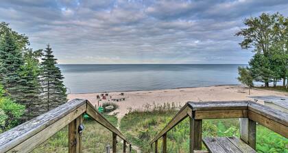Lakefront Forestville Paradise w/ Private Beach!