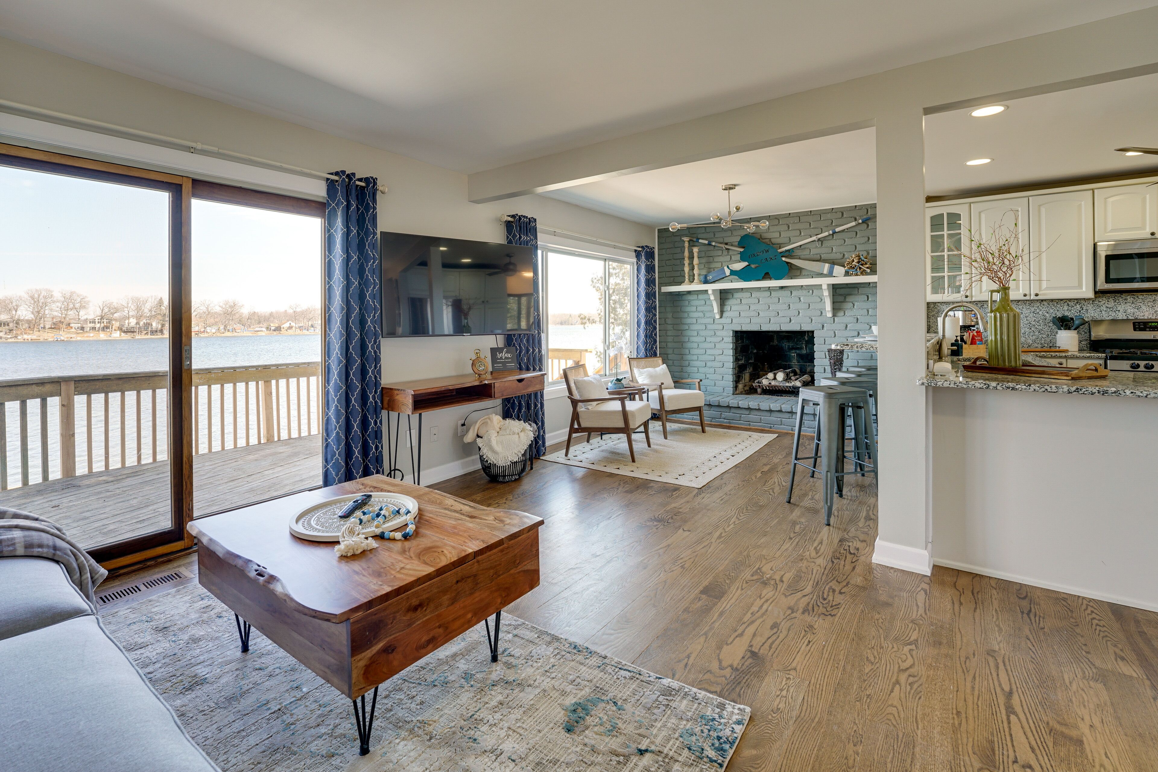 Lakefront Home Rental w/ Hot Tub in White Lake!