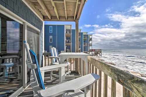 Oceanfront Condo w/ Views in North Topsail Beach!