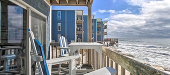 Oceanfront Condo w/ Views in North Topsail Beach!