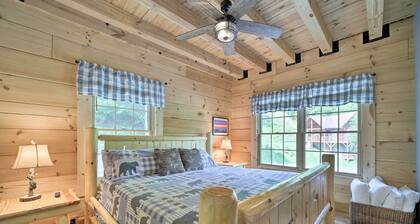 Luxe Log Cabin w/ Modern Finishes & Mtn Views