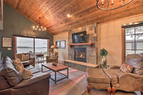 Front of property - Pelican Lake Retreat w/ Fire Pit, Dock & Grill! (Pequot Lakes)