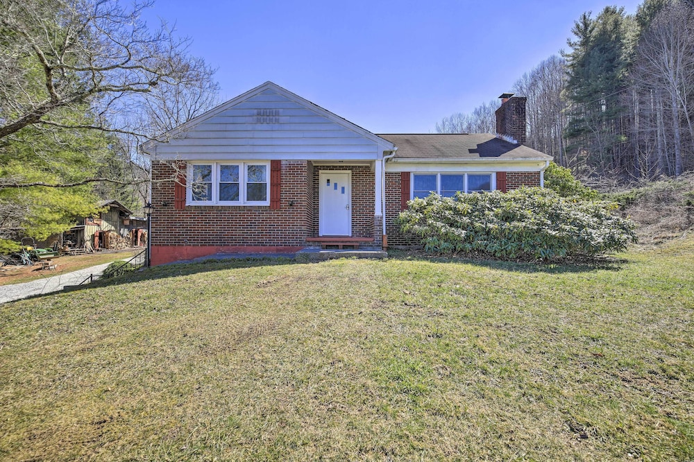 Quaint Creekside Home w/ Spacious Deck & Yard
