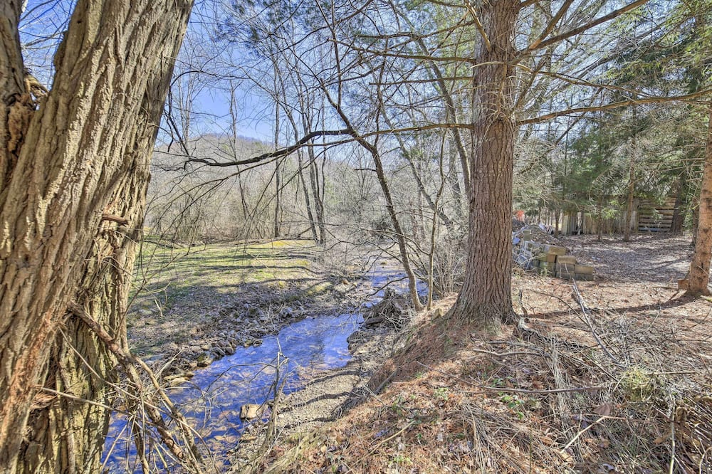 Quaint Creekside Home w/ Spacious Deck & Yard - Crockett, VA