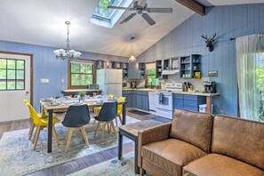House (4 Bedrooms) | Interior - Wraparound Deck: Big Bass Lake Home in Gouldsboro (Gouldsboro)