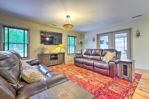 House (3 Bedrooms) | Interior - Pisgah Forest Farm Home: Outdoor Pool & Games (Pisgah Forest)