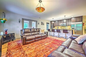 House (3 Bedrooms) | Interior - Pisgah Forest Farm Home: Outdoor Pool & Games (Pisgah Forest)