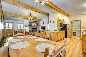 House (3 Bedrooms) | Interior - Hot Tub & Deck: Woodsy Sevierville Cabin (Sevierville)