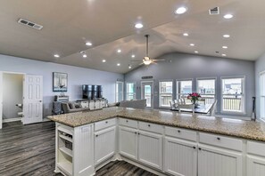 Interior - Steps to Shore: Crystal Beach Retreat w/ Deck! (Port Bolivar)