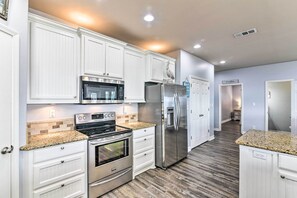 Interior - Steps to Shore: Crystal Beach Retreat w/ Deck! (Port Bolivar)