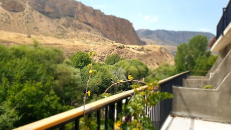 Ausblick vom Zimmer. Areni Lodge