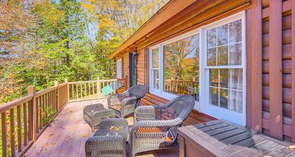 Andover Cabin Retreat w/ Hot Tub & Fireplace!