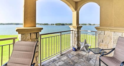 Lakefront Corsicana Condo: Pool & Private Balcony!