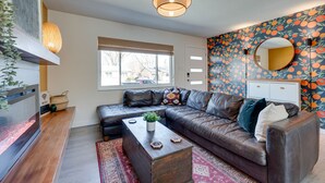 TV, fireplace, video-game console - Colorado Escape w/ Deck, Grill & Fire Pit! (Arvada)