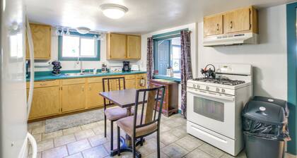 Colorful Cottage w/ Hot Tub - Steps to Long Lake!