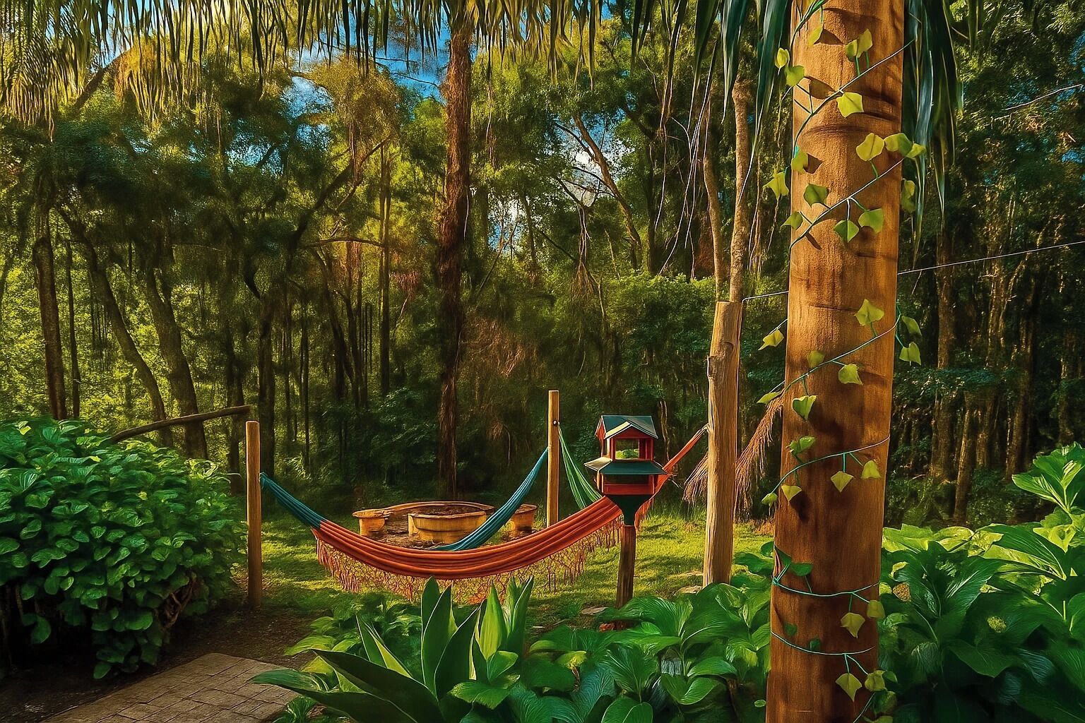 Suíte família | Vista para o jardim