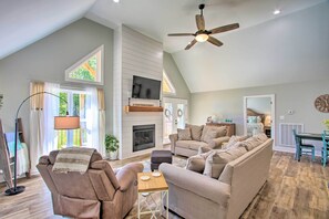 House (3 Bedrooms) | Front of property - 2 Mi to Golf Course + Fire Pit: Cozy Counce Cabin! (Counce)