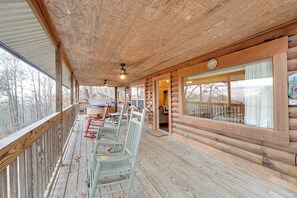 House (2 Bedrooms) | Interior - Cozy Deer Glen' Cabin w/ Private Hot Tub & Porch! (Bryson City)